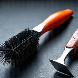 グリル清掃用ブラシとスクレーパー
